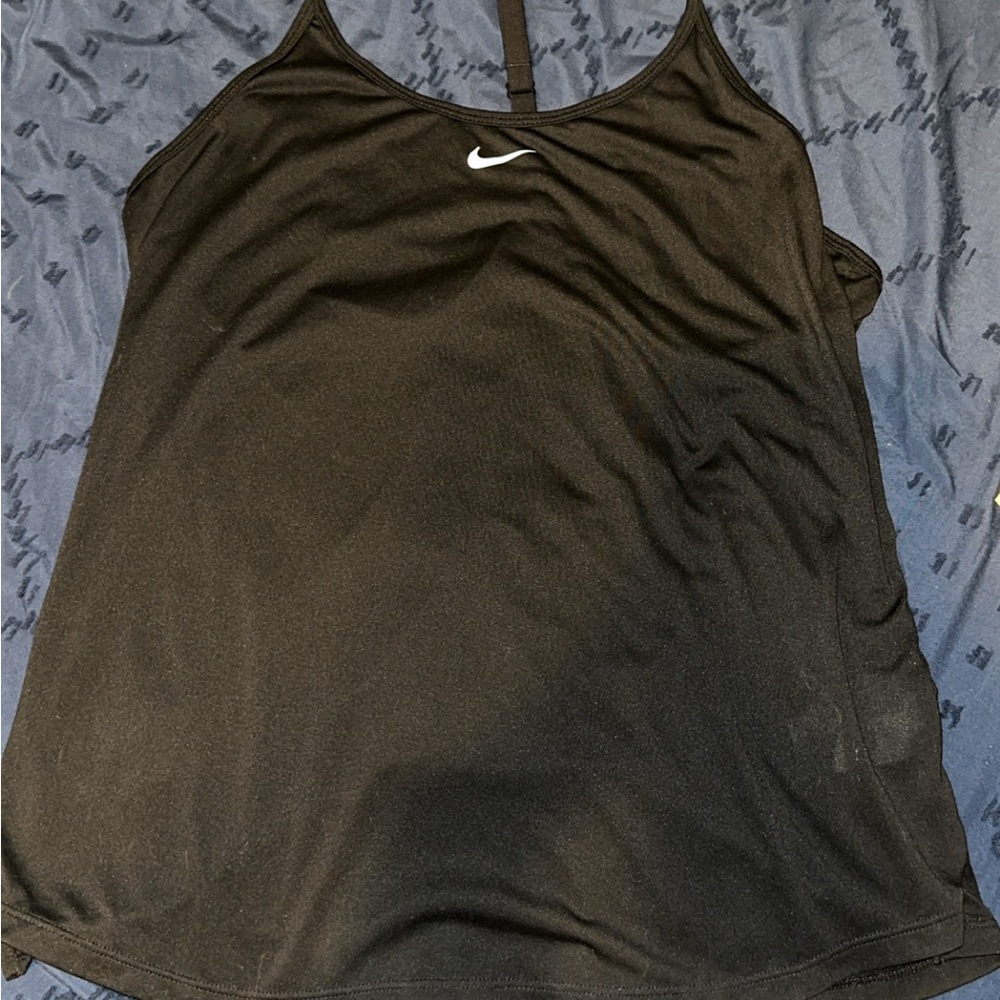 Nike Black Sleeveless Tank Top with Racerback
